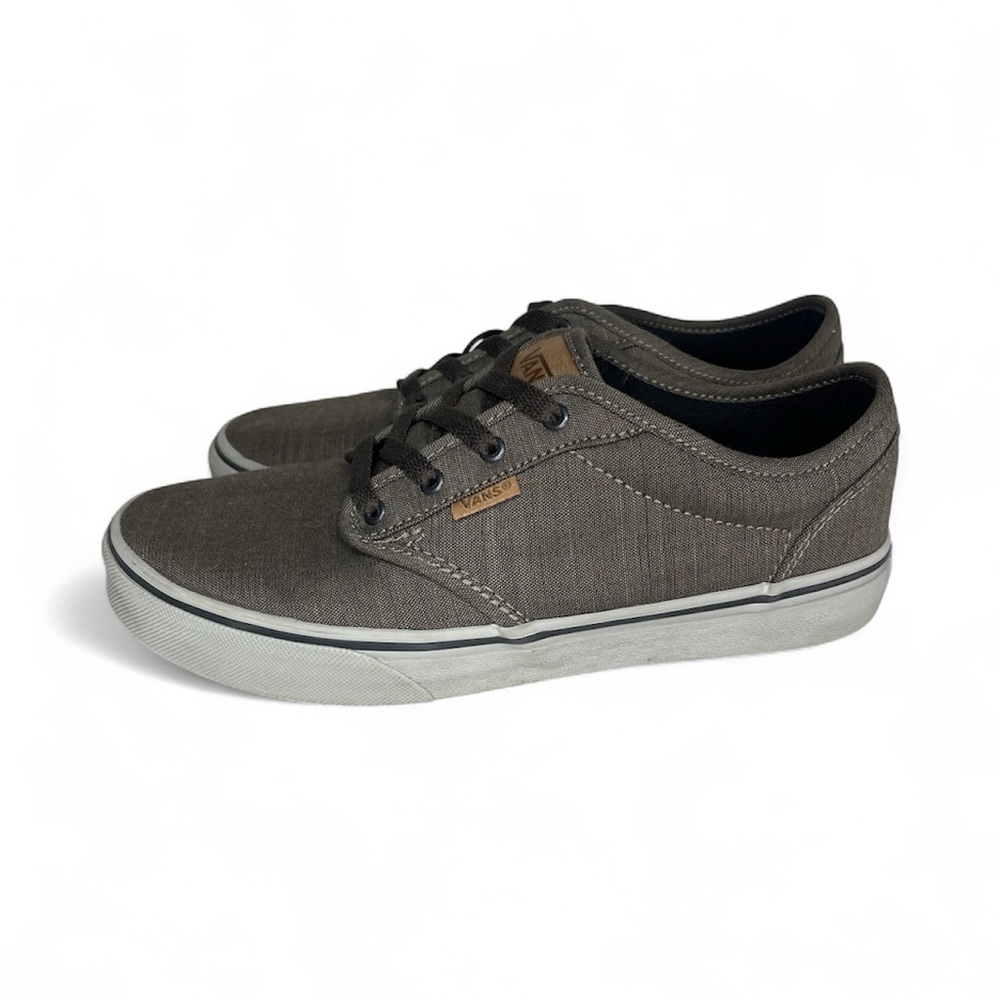 Boys Brown Canvas Sneakers Size 5.5Y